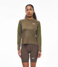 PAS NORMAL STUDIOS Women Escapism Technical LS T-Shirt - Earth