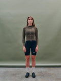 PAS NORMAL STUDIOS Women Escapism Wool Long Sleeve Jersey - Dark Stone