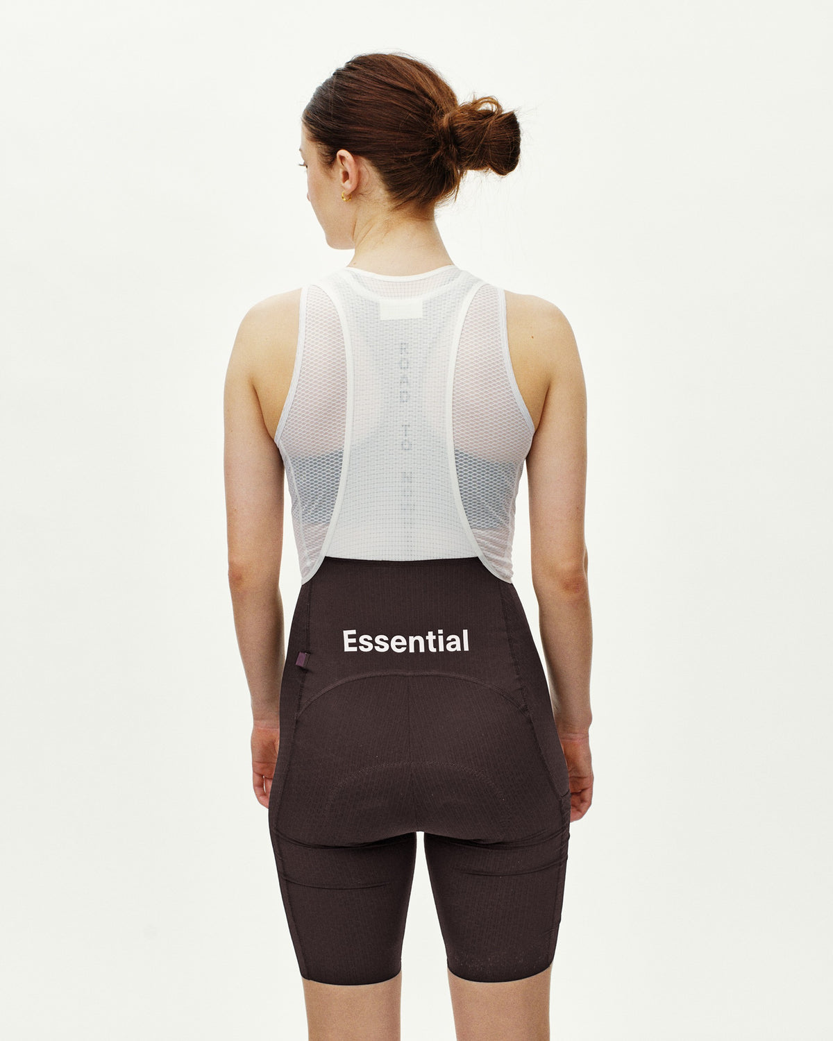 PAS NORMAL STUDIOS Women Essential Light Cargo Bibs - Dark Purple
