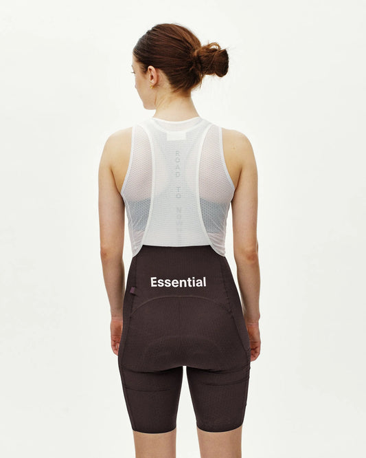 PAS NORMAL STUDIOS Women Essential Light Cargo Bibs - Dark Purple
