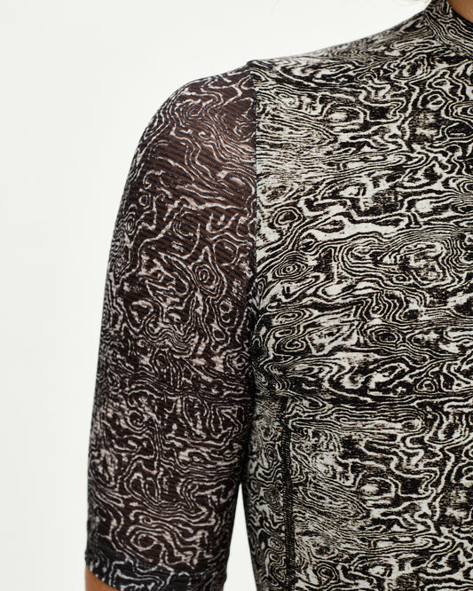 PAS NORMAL STUDIOS Women Essential Light Jersey - AOP Grain Off White