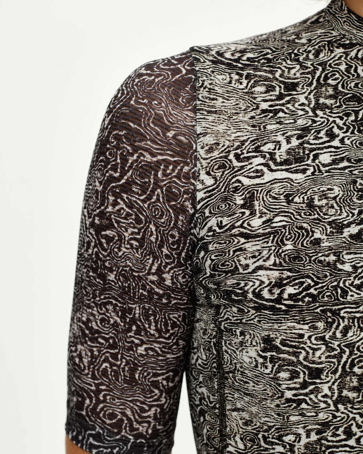 PAS NORMAL STUDIOS Women Essential Light Jersey - AOP Grain Off White