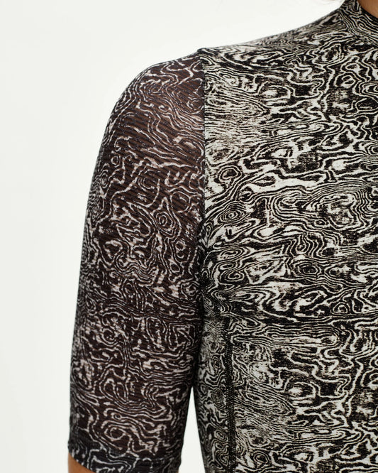 PAS NORMAL STUDIOS Women Essential Light Jersey - AOP Grain Off White