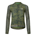 PAS NORMAL STUDIOS Women Essential Light Long Sleeve Jersey - AOP Grain Dark Lime