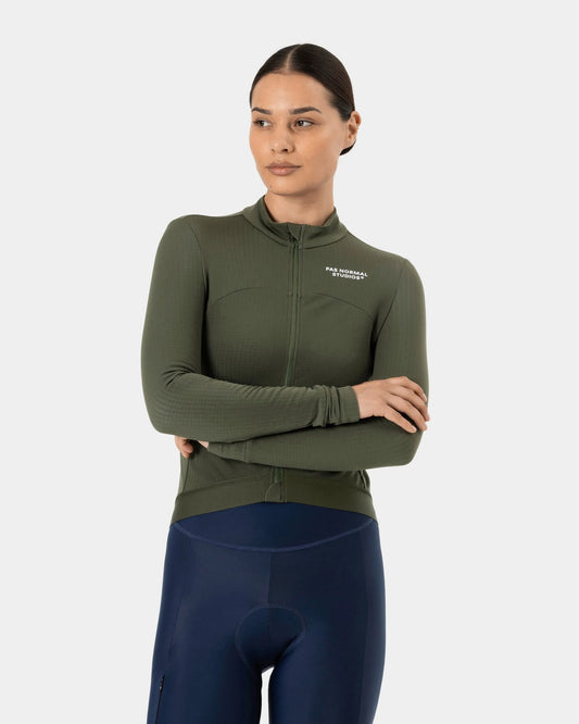 PAS NORMAL STUDIOS Women Essential Long Sleeve Jersey - Olive