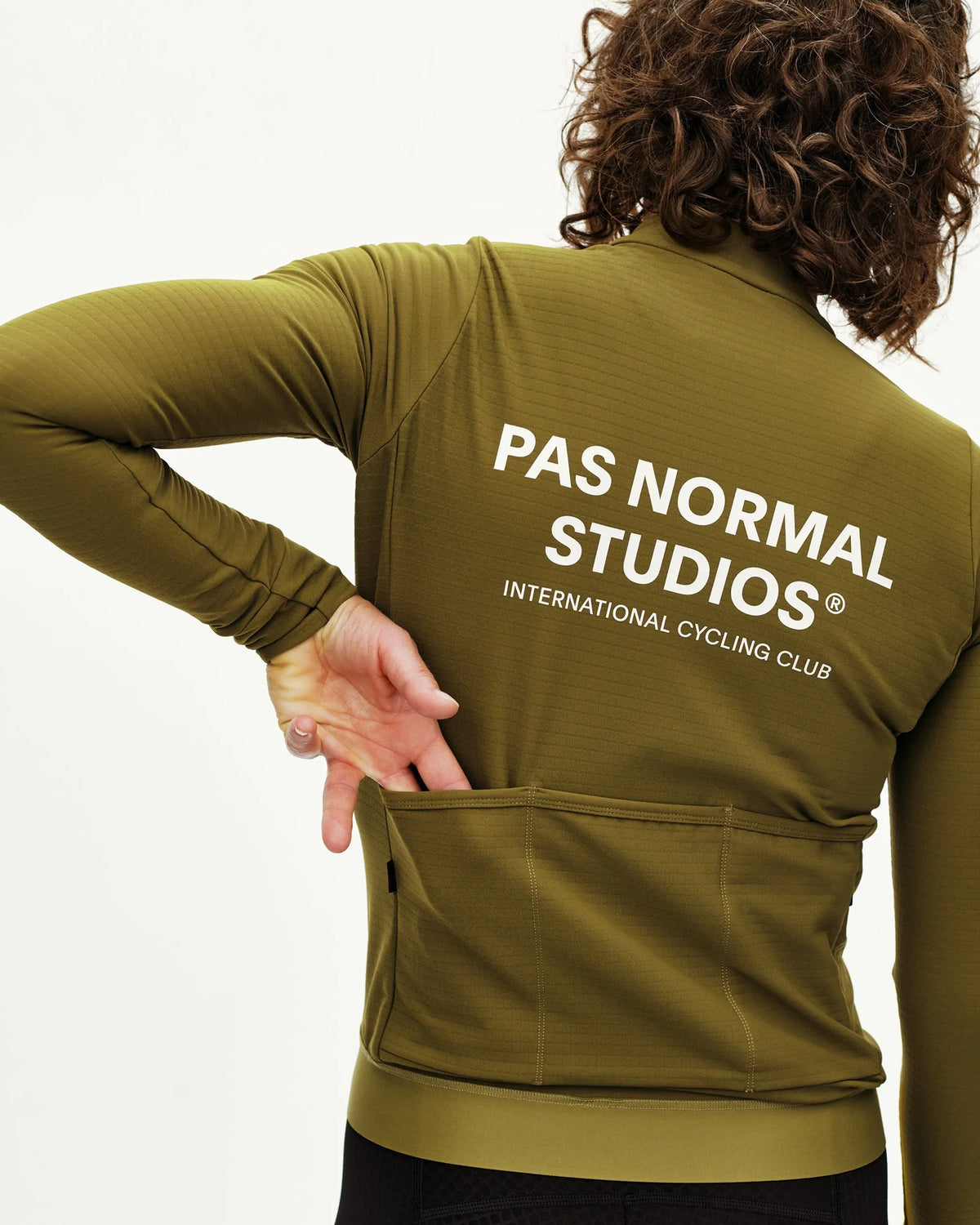 PAS NORMAL STUDIOS Women Essential Long Sleeve Jersey - Khaki Green