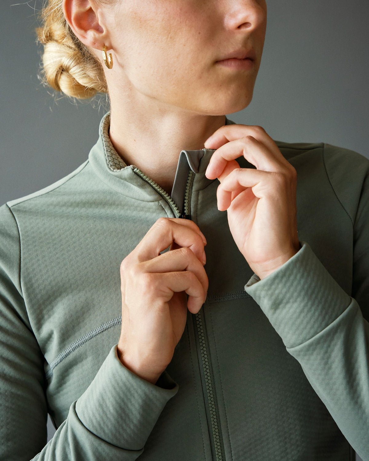 PAS NORMAL STUDIOS Women Essential Thermal Long Sleeve Jersey - Dark Celeste
