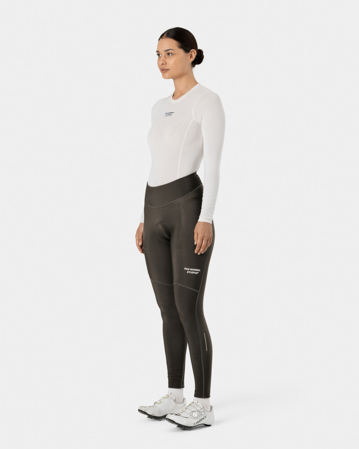 PAS NORMAL STUDIOS Women Essential Thermal Long Tights - Dark Olive