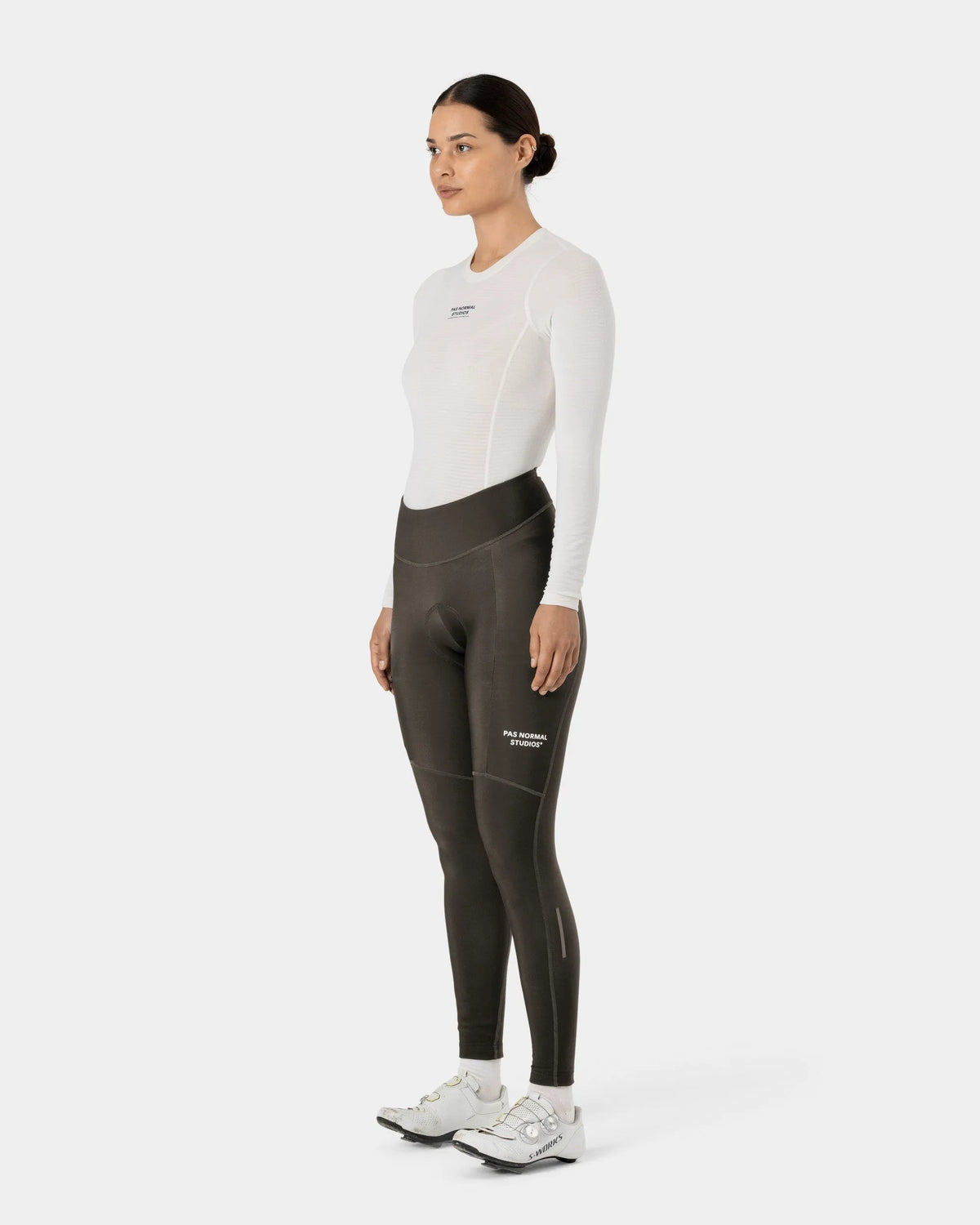 PAS NORMAL STUDIOS Women Essential Thermal Long Tights - Dark Olive