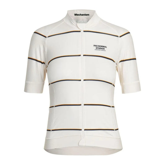 PAS NORMAL STUDIOS Women Mechanism Jersey - Off White Stripe