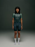 PAS NORMAL STUDIOS Women Mechanism Late Drop Jersey - Dark Moss Contrast