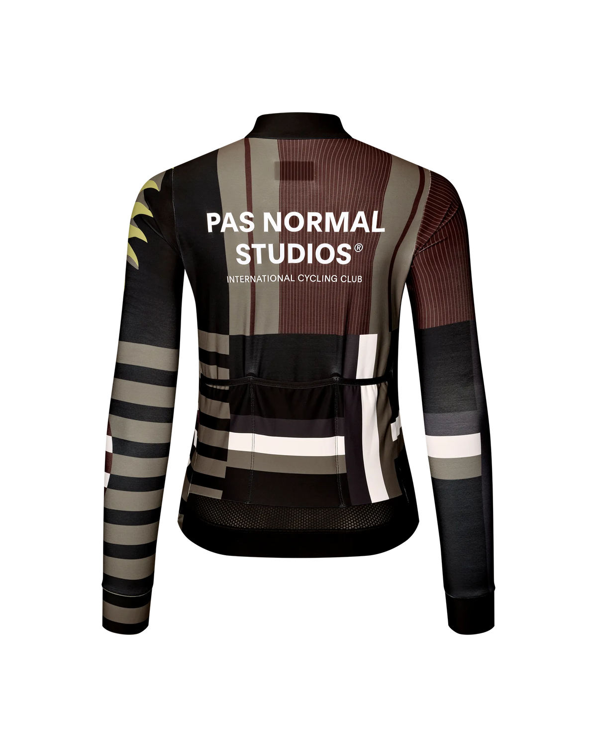 PAS NORMAL STUDIOS Women Mechanism Long Sleeve Jersey - AOP International Dark Olive