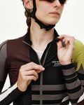 PAS NORMAL STUDIOS Women Mechanism Long Sleeve Jersey - AOP International Dark Olive