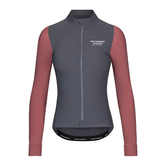 PAS NORMAL STUDIOS Women Mechanism Long Sleeve Jersey - Dark Navy / Dusty Mauve