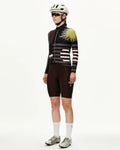 PAS NORMAL STUDIOS Women Mechanism Long Sleeve Jersey - AOP International Dark Olive