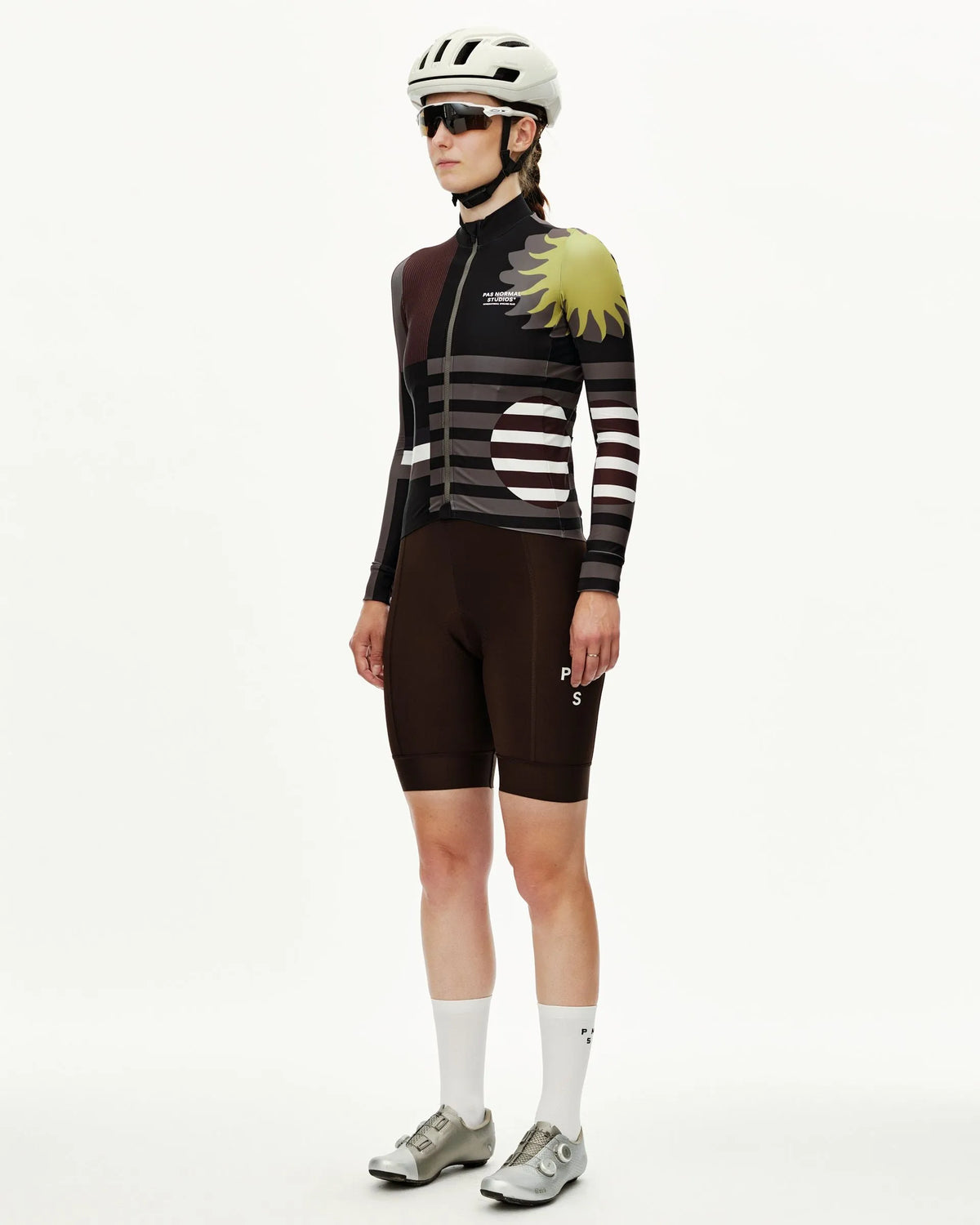 PAS NORMAL STUDIOS Women Mechanism Long Sleeve Jersey - AOP International Dark Olive