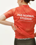 PAS NORMAL STUDIOS Women Mechanism Stow Away Gilet - AOP Hibiscus Orange
