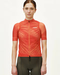 PAS NORMAL STUDIOS Women Mechanism Stow Away Gilet - AOP Hibiscus Orange