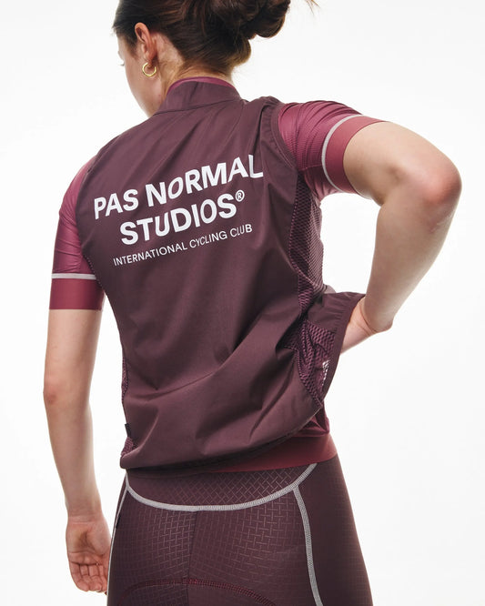PAS NORMAL STUDIOS Women Mechanism Stow Away Gilet - Light Burgundy