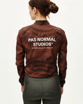 PAS NORMAL STUDIOS Women Mechanism Stow Away Jacket - AOP Light brown