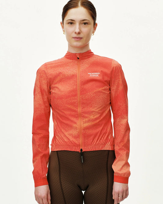 PAS NORMAL STUDIOS Women Mechanism Stow Away Jacket - AOP Hibiscus Orange