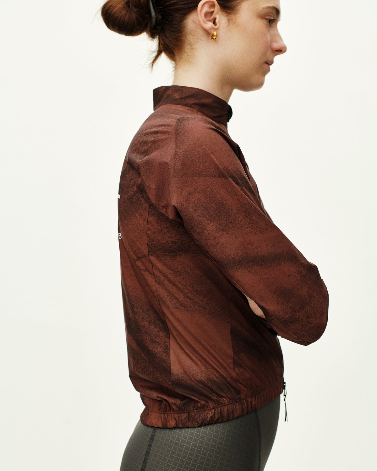 PAS NORMAL STUDIOS Women Mechanism Stow Away Jacket - AOP Light brown