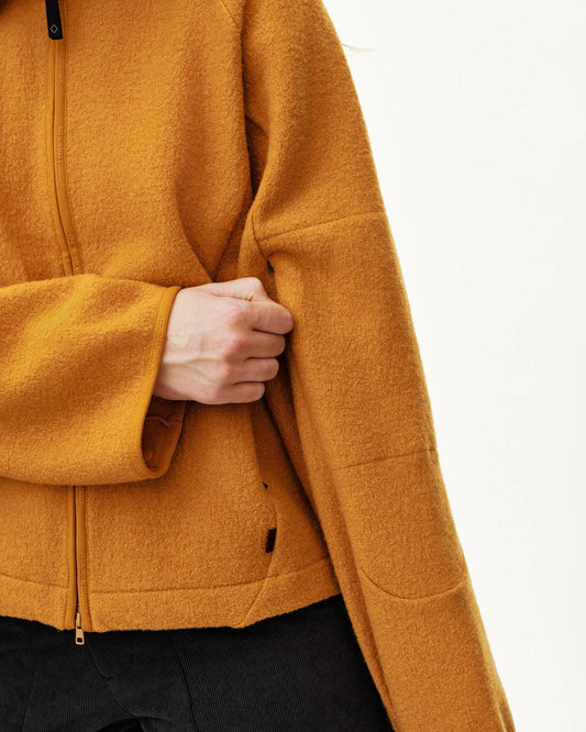 PAS NORMAL STUDIOS Women Off-Race Boiled Wool Jacket - Ochre