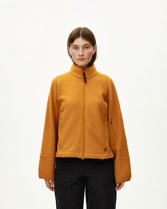 PAS NORMAL STUDIOS Women Off-Race Boiled Wool Jacket - Ochre