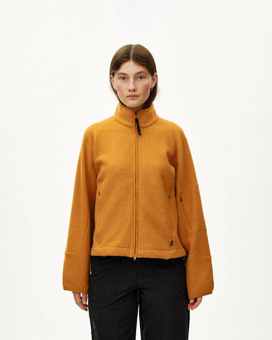 PAS NORMAL STUDIOS Women Off-Race Boiled Wool Jacket - Ochre