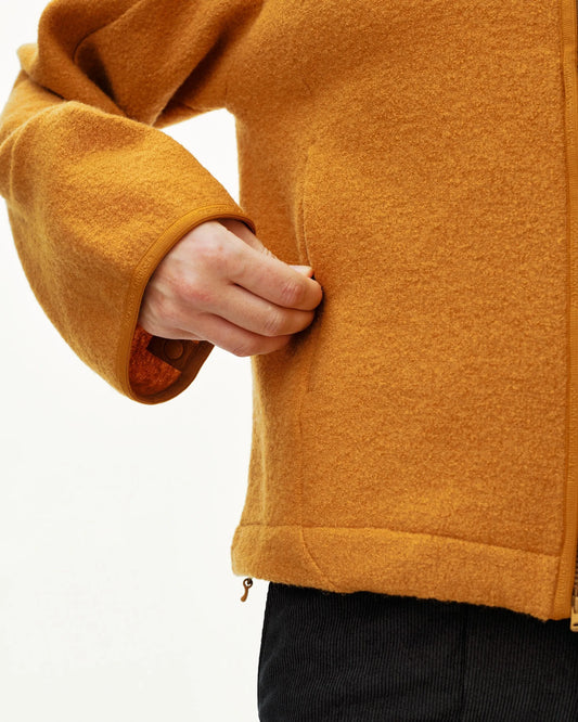 PAS NORMAL STUDIOS Women Off-Race Boiled Wool Jacket - Ochre