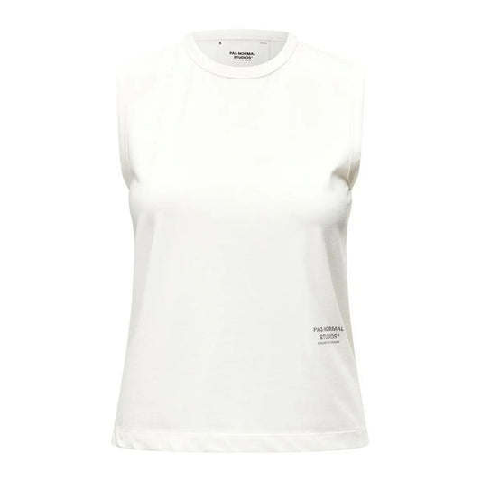 PAS NORMAL STUDIOS Women Off-Race Cotton Tech Top - Off White