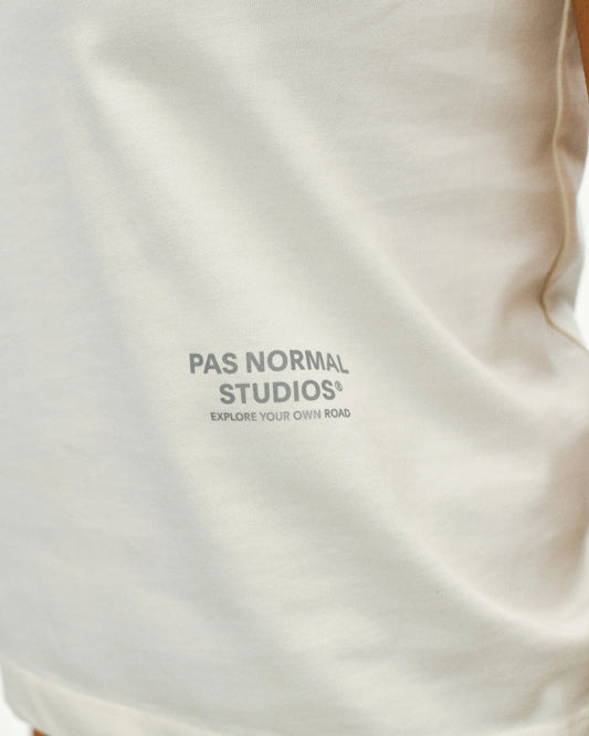 PAS NORMAL STUDIOS Women Off-Race Cotton Tech Top - Off White
