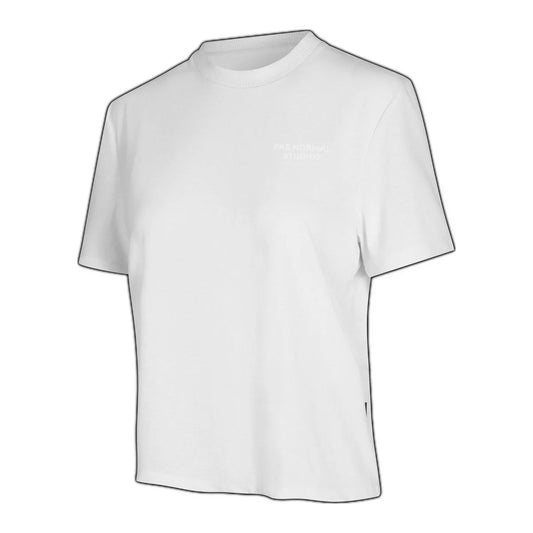 PAS NORMAL STUDIOS Women Off-Race Lightweight T-Shirt - White