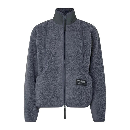 PAS NORMAL STUDIOS Women Off-Race Pile Fleece Jacket - Steel
