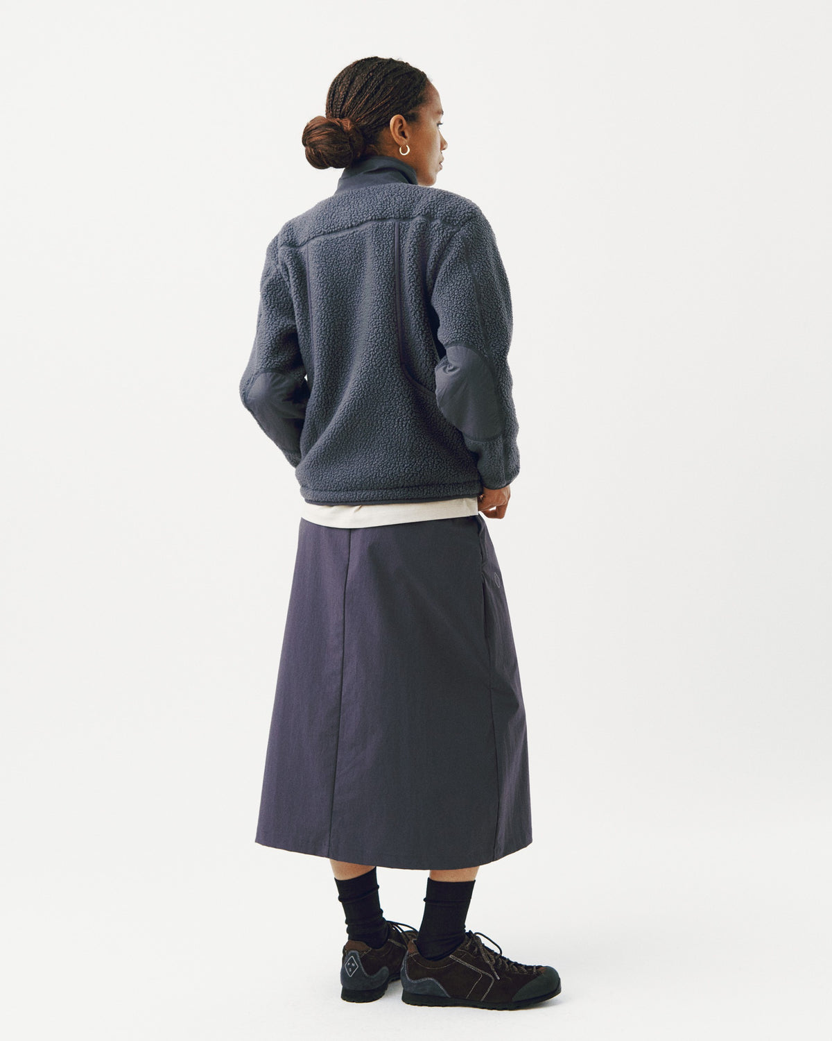 PAS NORMAL STUDIOS Women Off-Race Pile Fleece Jacket - Steel