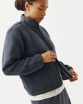 PAS NORMAL STUDIOS Women Off-Race Pile Fleece Jacket - Steel