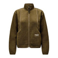 PAS NORMAL STUDIOS Women Off-Race Pile Fleece Jacket - Deep Olive