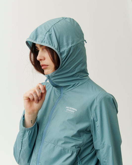 PAS NORMAL STUDIOS Women Off-Race Stow Away Jacket - Dusty Blue