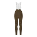 PAS NORMAL STUDIOS Women PAS Mechanism Thermal Long Bibs - Dark Earth