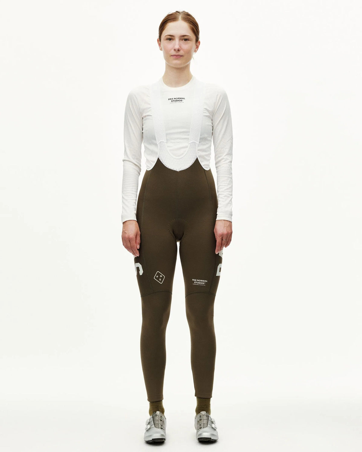 PAS NORMAL STUDIOS Women PAS Mechanism Thermal Long Bibs - Dark Earth