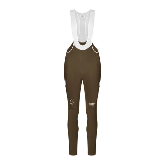 PAS NORMAL STUDIOS Women PAS Mechanism Thermal Long Bibs - Dark Earth