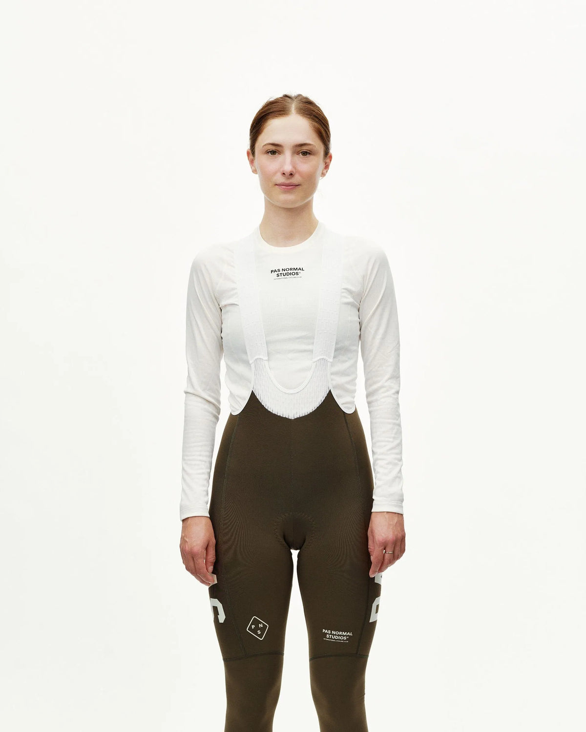 PAS NORMAL STUDIOS Women PAS Mechanism Thermal Long Bibs - Dark Earth