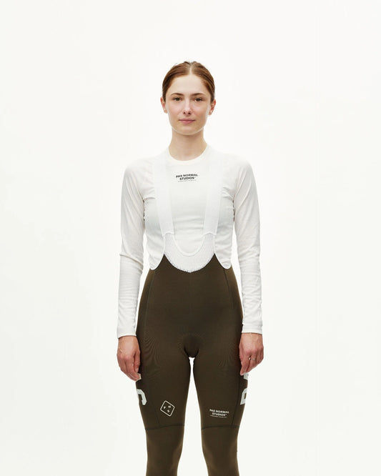 PAS NORMAL STUDIOS Women PAS Mechanism Thermal Long Bibs - Dark Earth