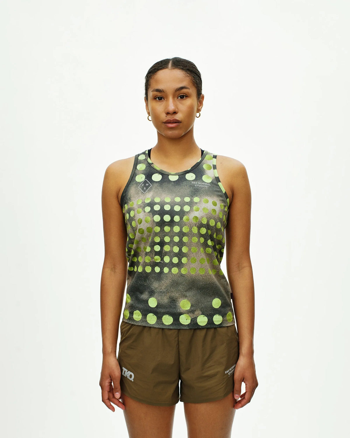 PAS NORMAL STUDIOS Women T.K.O. Balance Shorts - Dark Stone