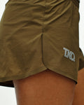PAS NORMAL STUDIOS Women T.K.O. Balance Shorts - Dark Stone
