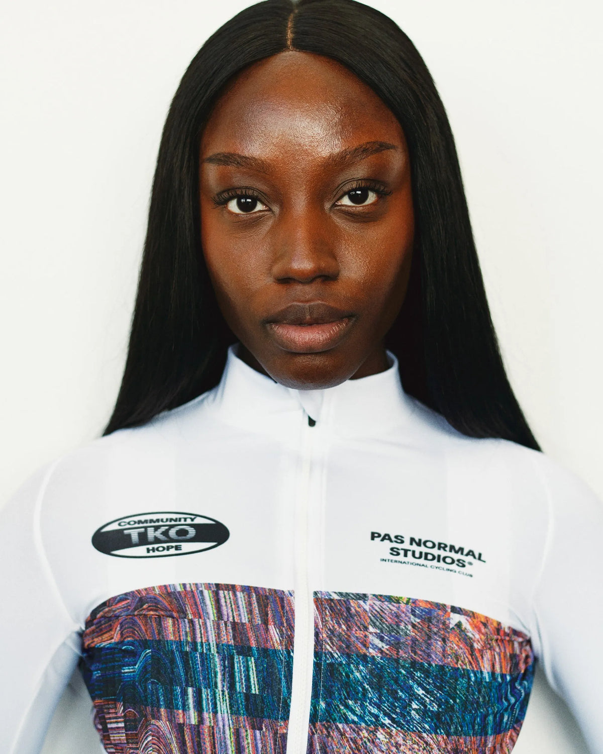 PAS NORMAL STUDIOS Women T.K.O. Mechanism Long Sleeve Jersey - Human Error White