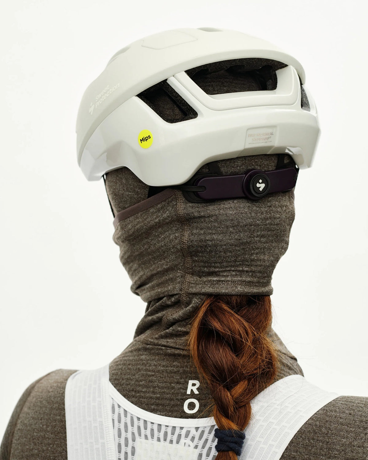 PAS NORMAL STUDIOS Women Thermal Hooded Baselayer Windproof - Dark Coffee