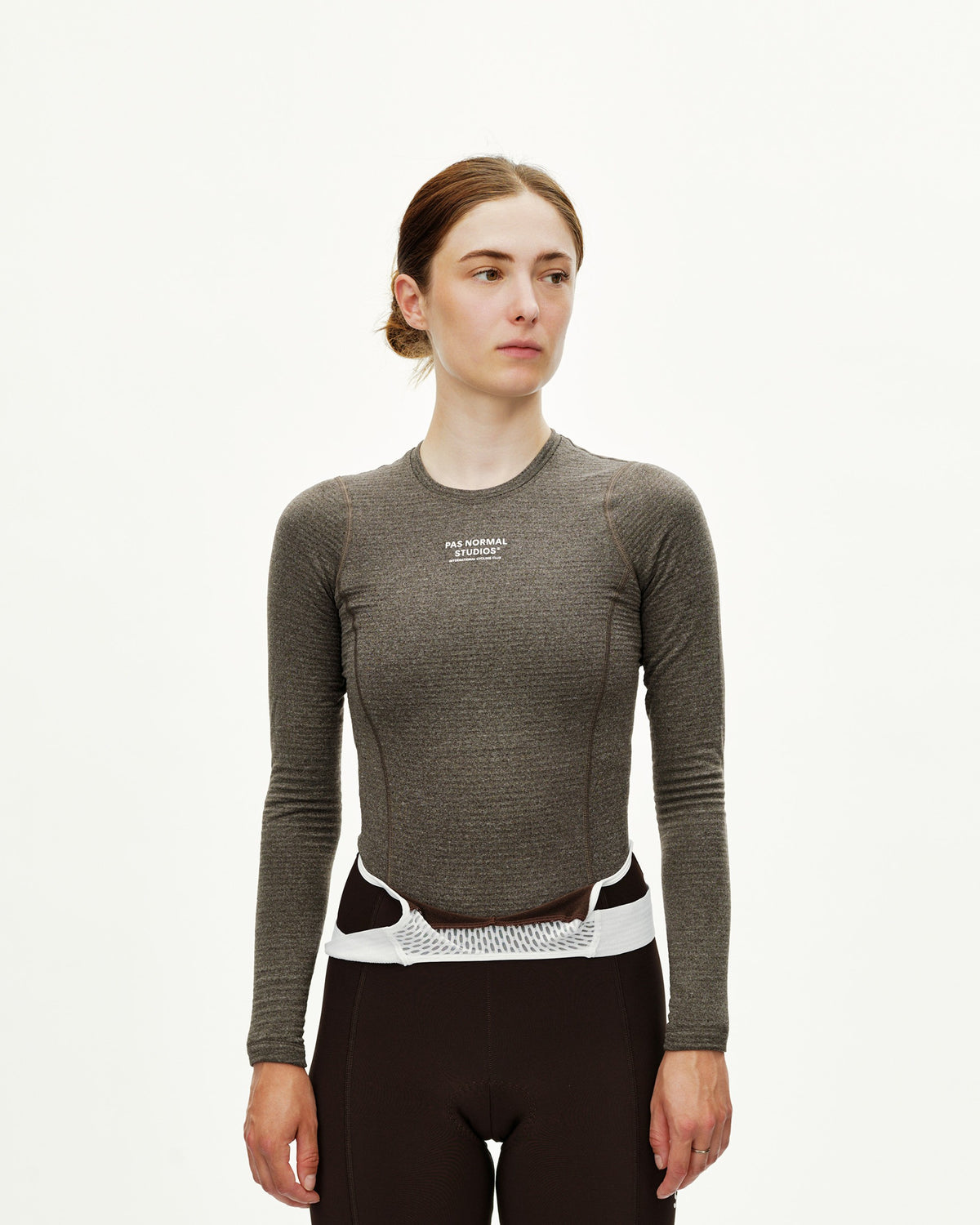 PAS NORMAL STUDIOS Women Thermal Long Sleeve Baselayer - Dark Coffee