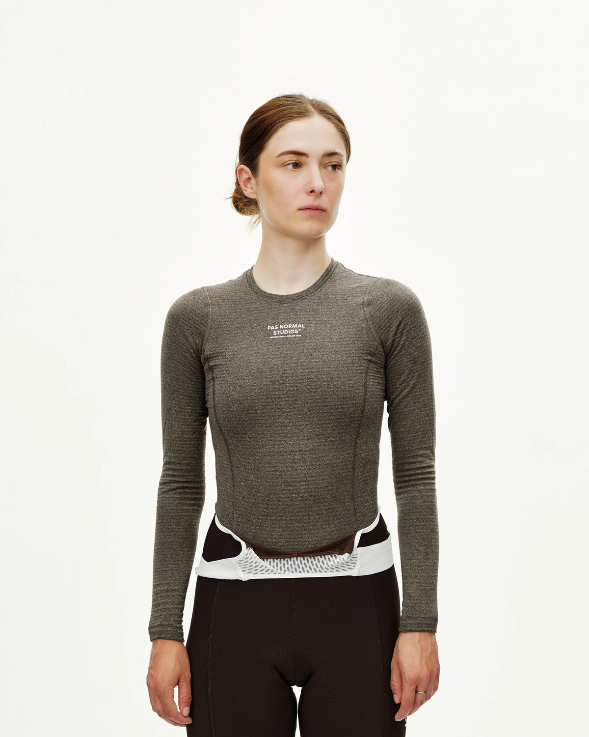PAS NORMAL STUDIOS Women Thermal Long Sleeve Baselayer - Dark Coffee