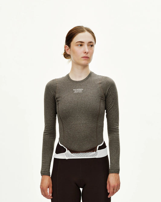 PAS NORMAL STUDIOS Women Thermal Long Sleeve Baselayer - Dark Coffee